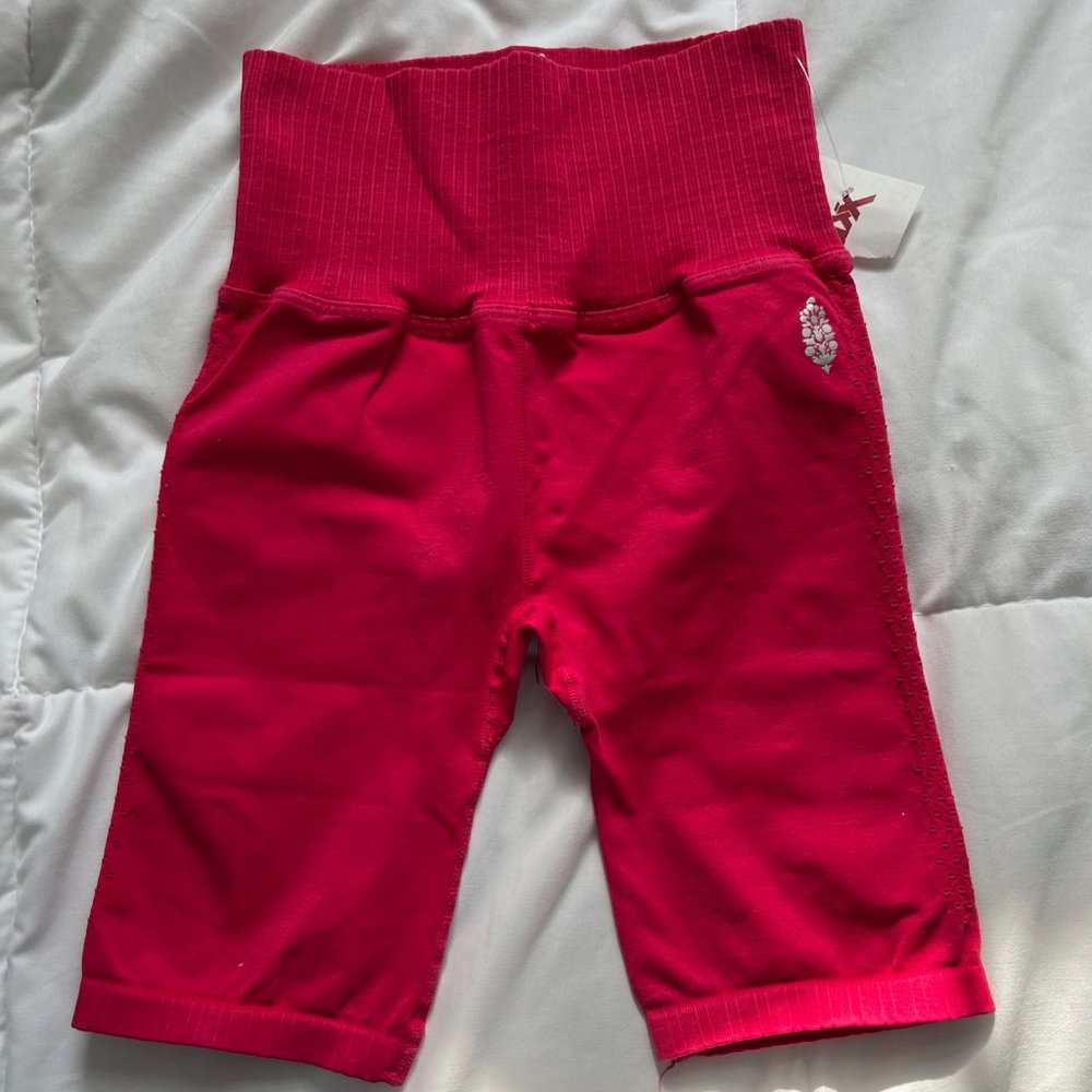 Free People Movement Good Karma Bike Shorts Pink Size xs/s